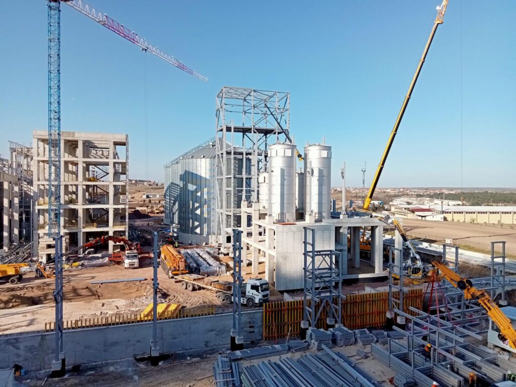 Modern Karton Ergene Nişasta Tesisi İnşaatı