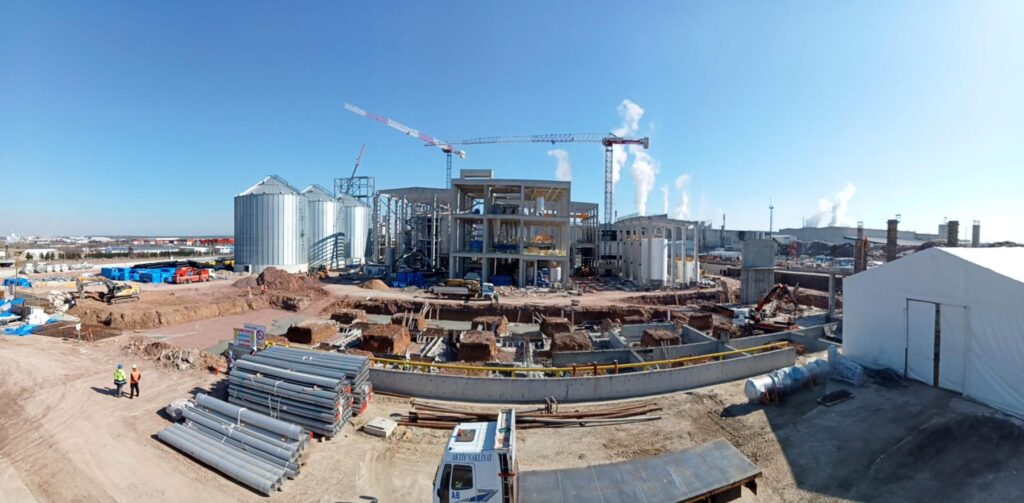 Modern Karton Ergene Nişasta Tesisi İnşaatı