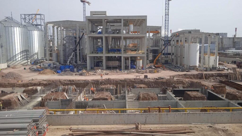 Modern Karton Ergene Nişasta Tesisi İnşaatı