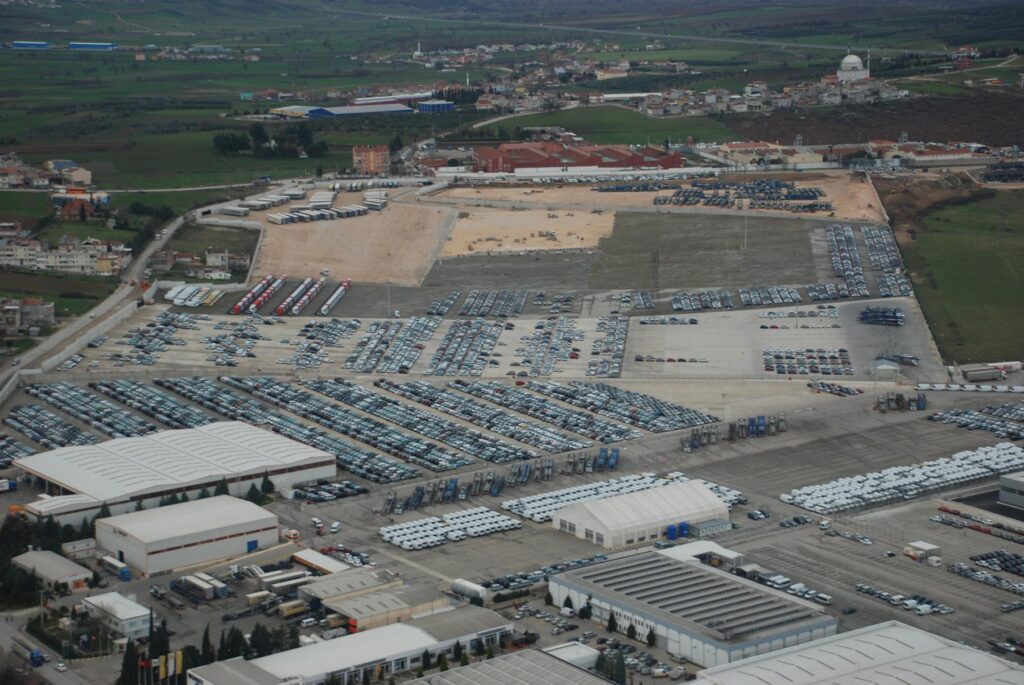 Omsan Lojistik Bursa NOSB Park Sahası İnşaatı