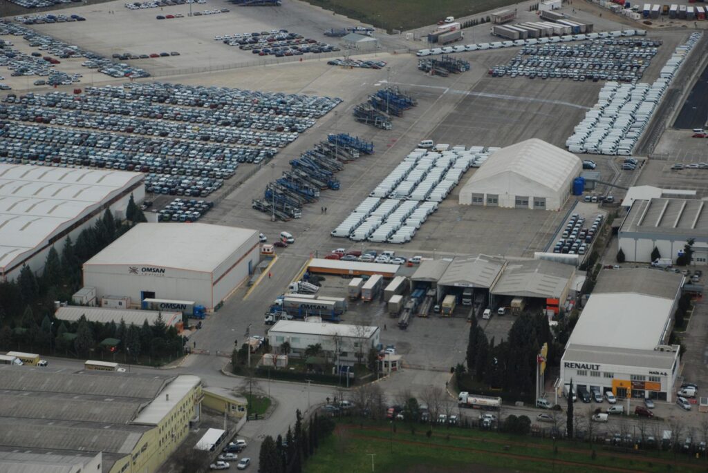 Omsan Lojistik Bursa NOSB Park Sahası İnşaatı