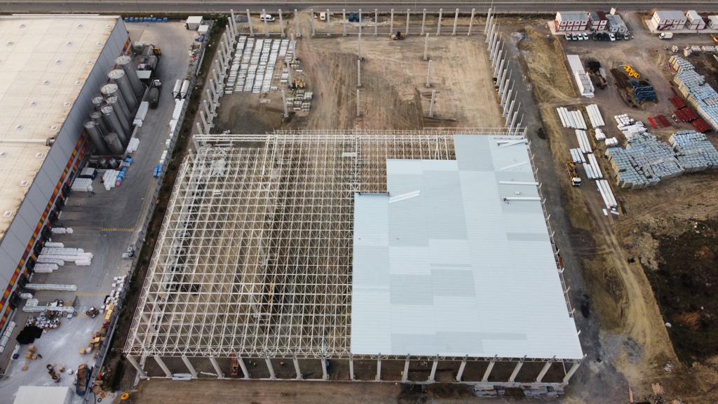 Ravago Aliağa Hammadde Deposu İnşaatı